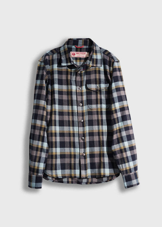 Iron + Resin - Palmer Shirt: Navy