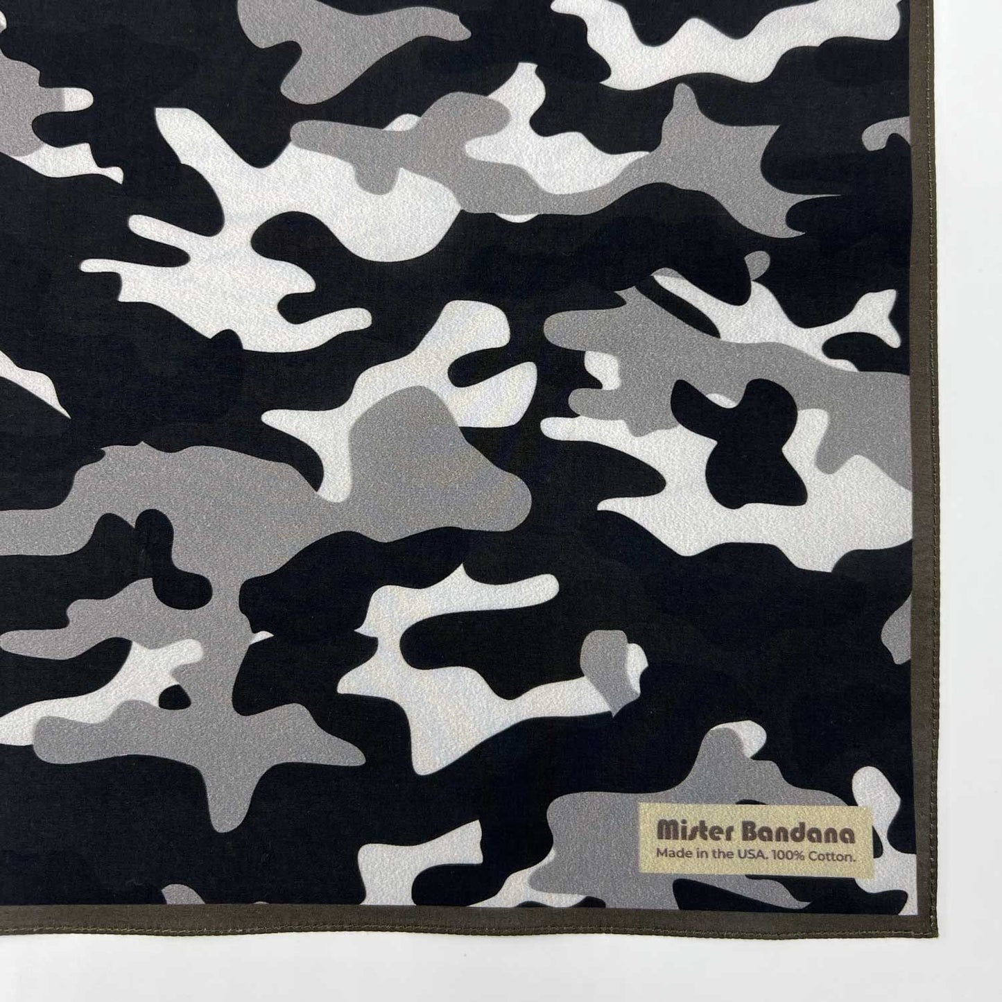 Camo - Silky: Asphalt Gray w/USA Trim