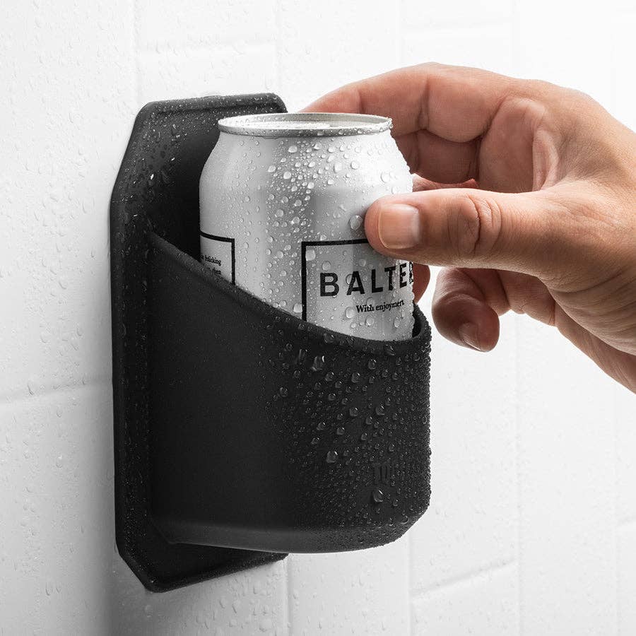 Shower Drink Holder | Bathroom Beverage Holder: Charcoal