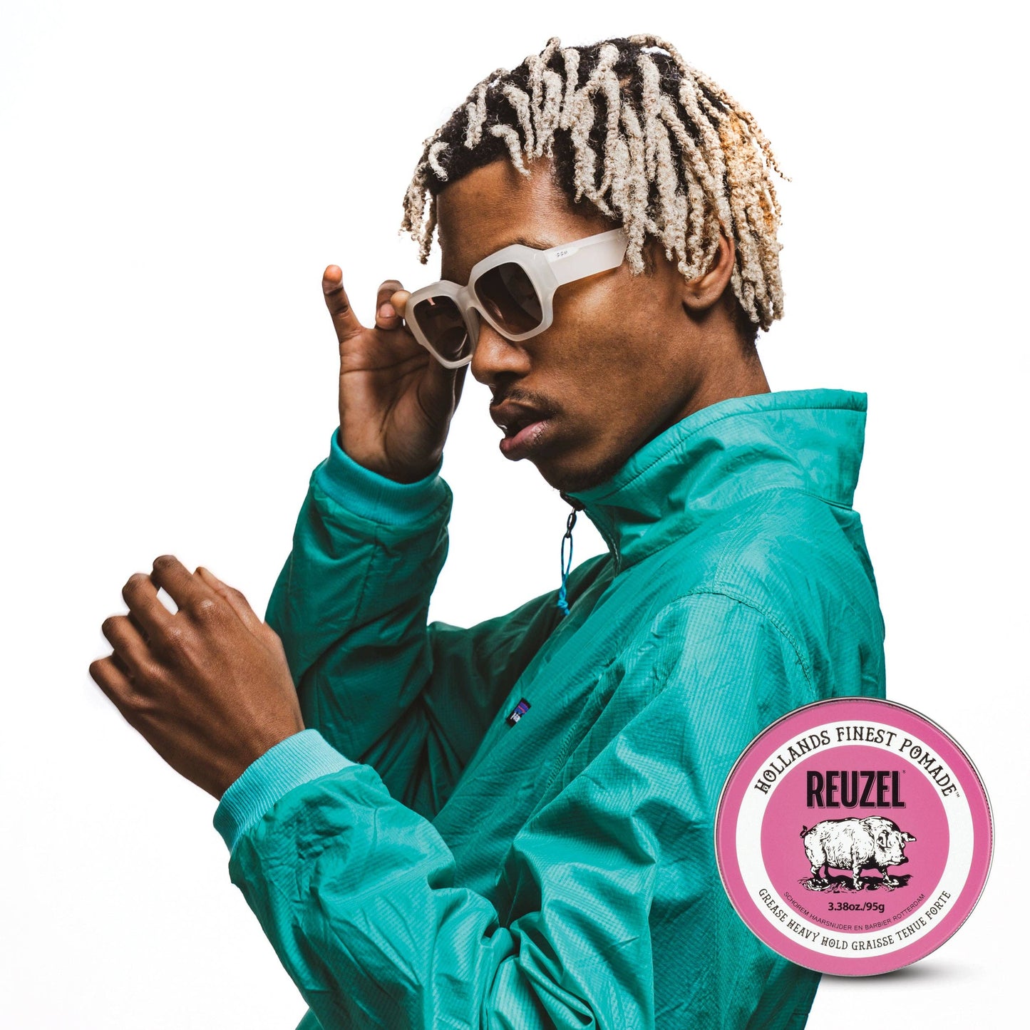 Pink Pomade Grease: 3.38 oz / 95 g
