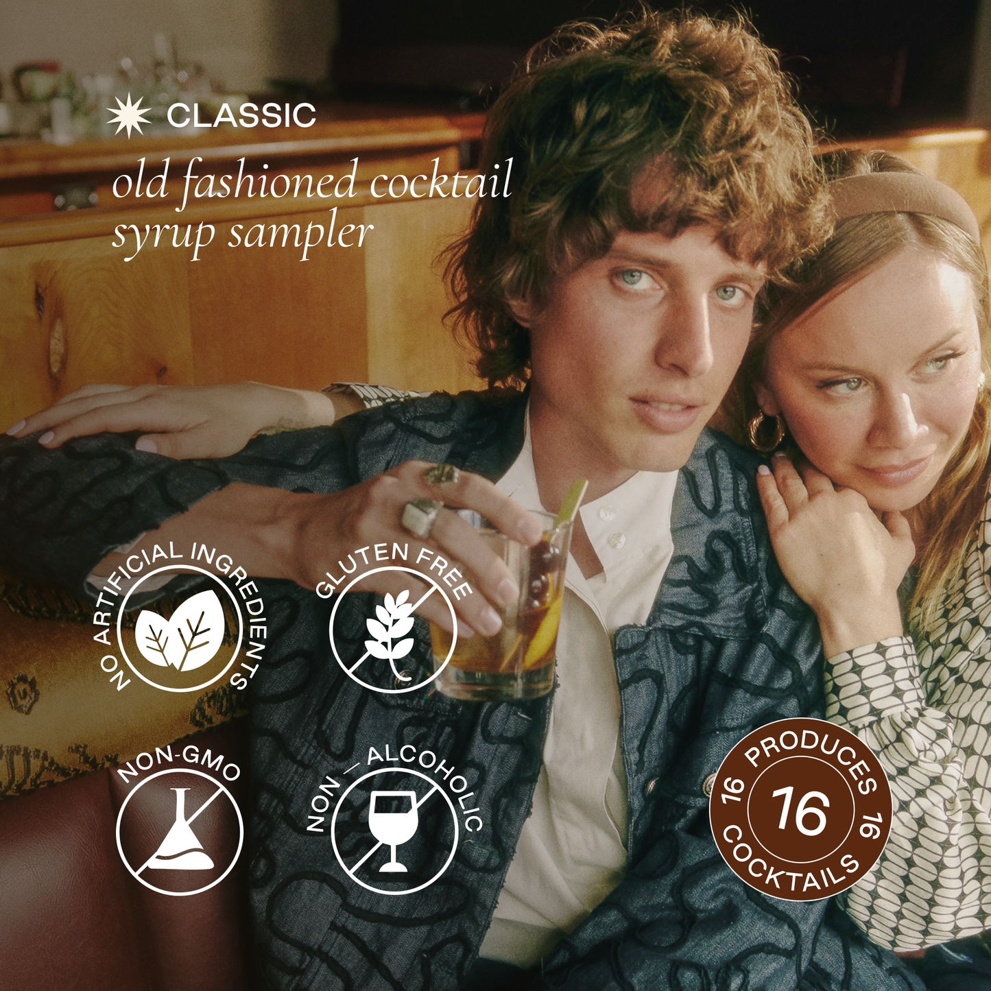 Old Fashioned Cocktail Syrup Sample Set