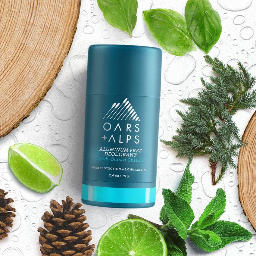Men's Aluminum Free Deodorant - Fresh Ocean Splash