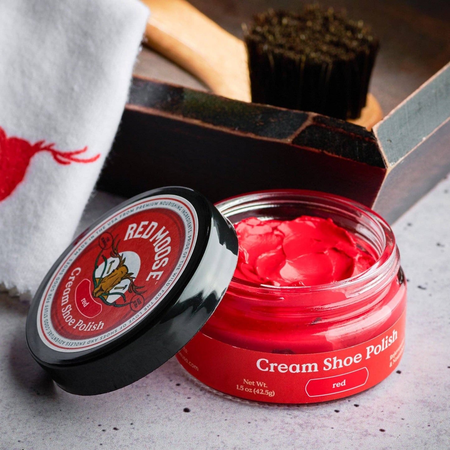 Cream Shoe Polish: Brown