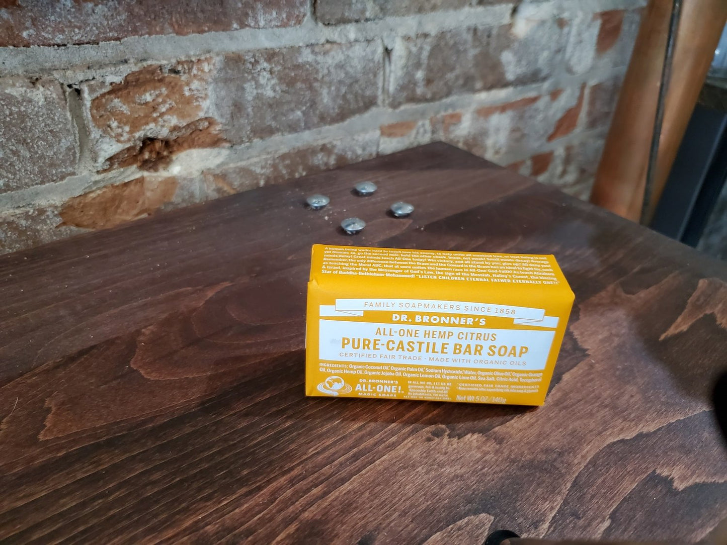 Dr. Bronner's - Citrus Pure Castile Bar Soap