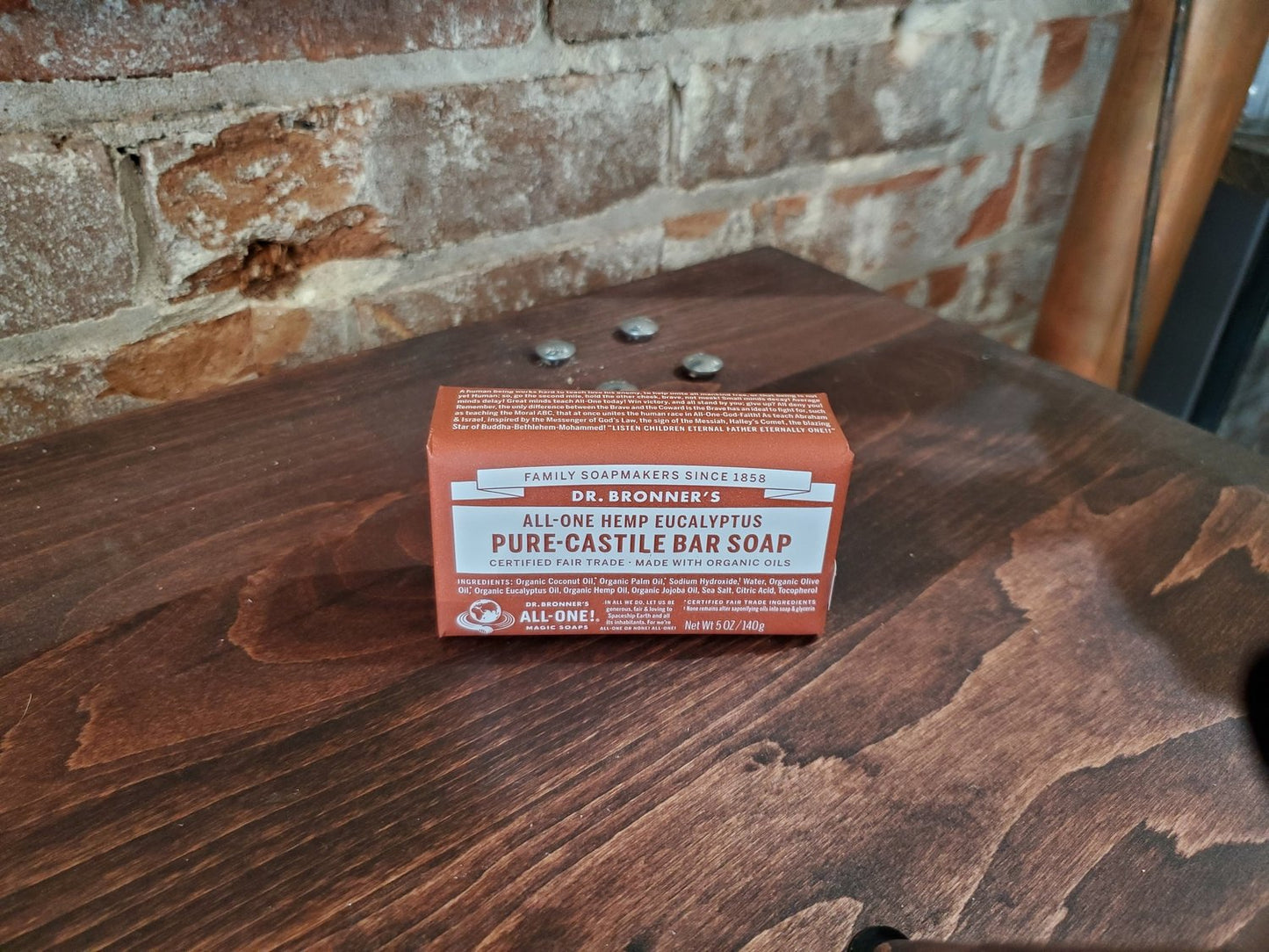 Dr. Bronner's -  Eucalyptus Pure Castile Bar Soap