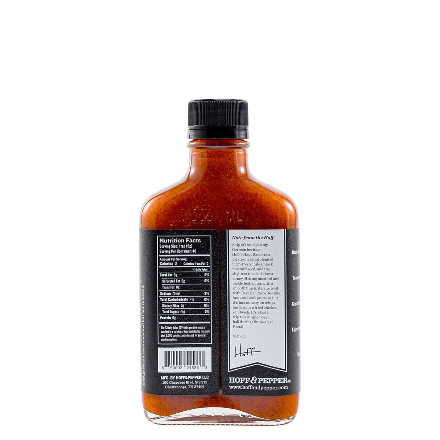 Haus Sauce Hot Sauce - 6.7oz Flask - Featured on Hot Ones!