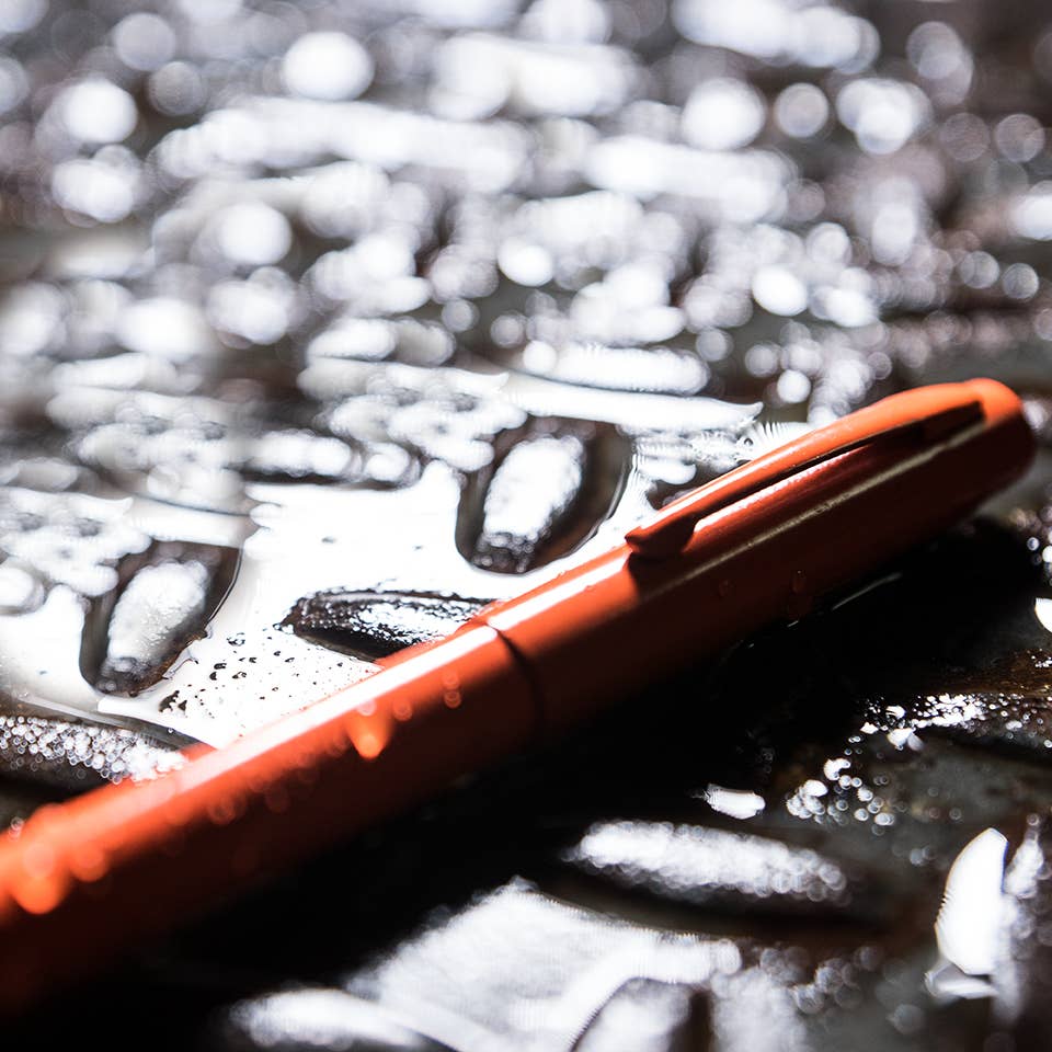 Rite in the Rain All-Weather Metal Clicker Pen, Orange