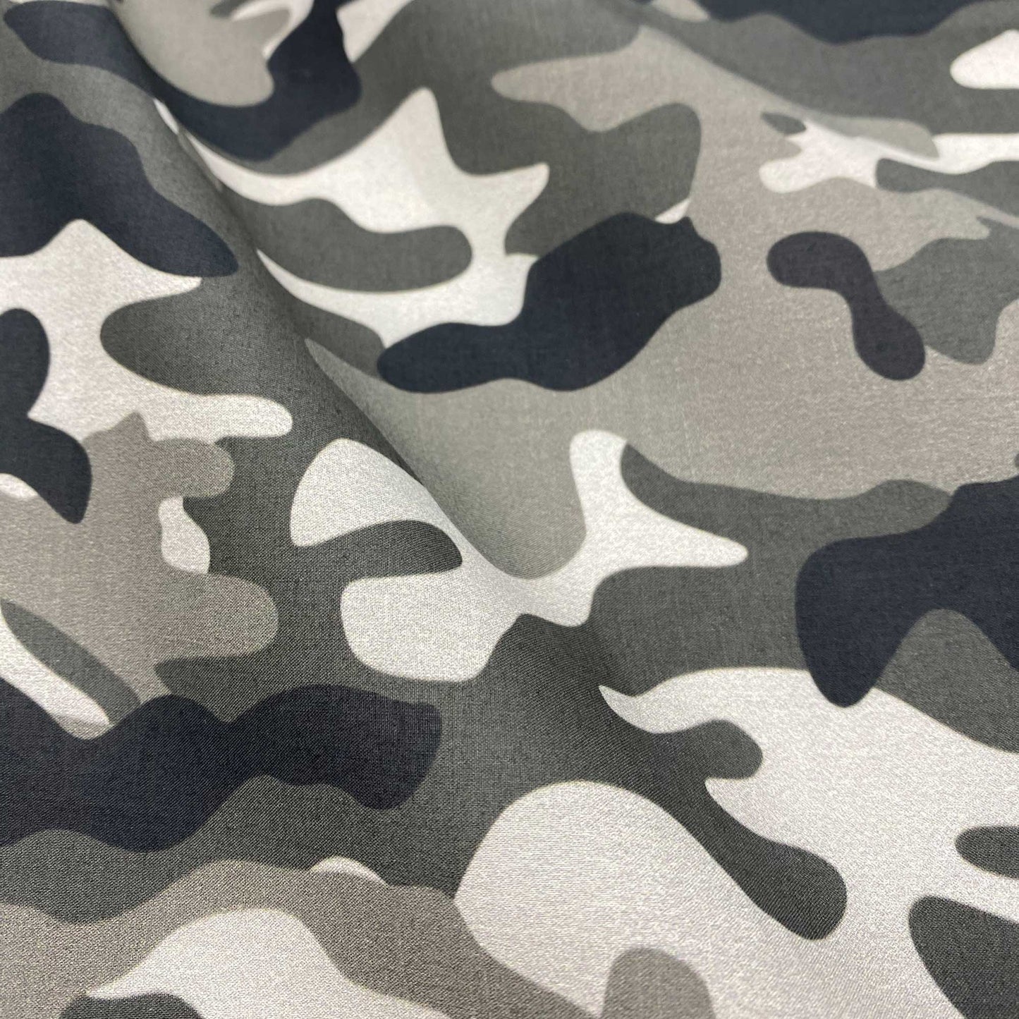 Camo - Silky: Asphalt Gray w/USA Trim