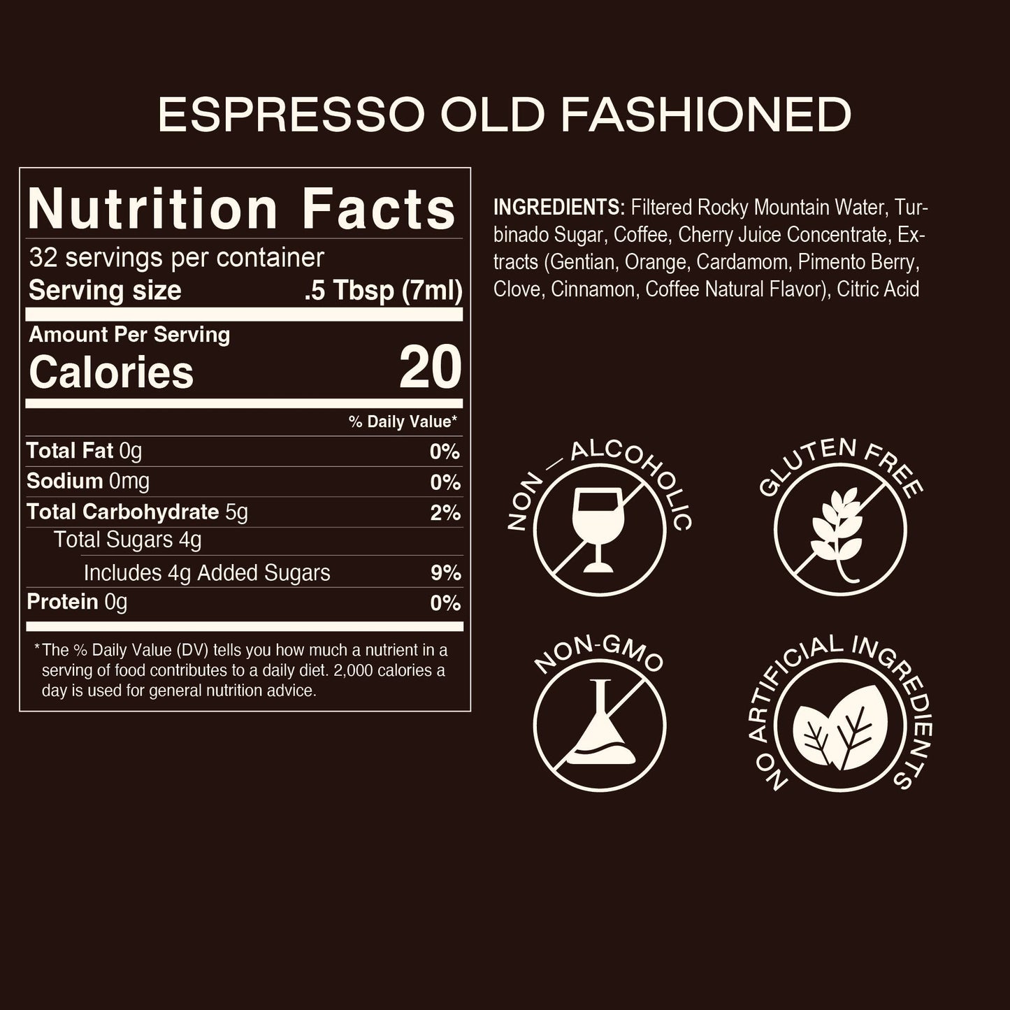 Old Fashioned Cocktail Syrup Sample Set