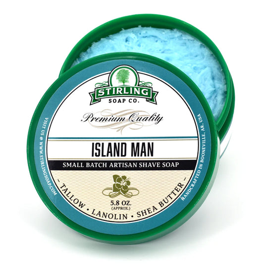 Stirling Soap Co. - Island Man - Shaving Soap