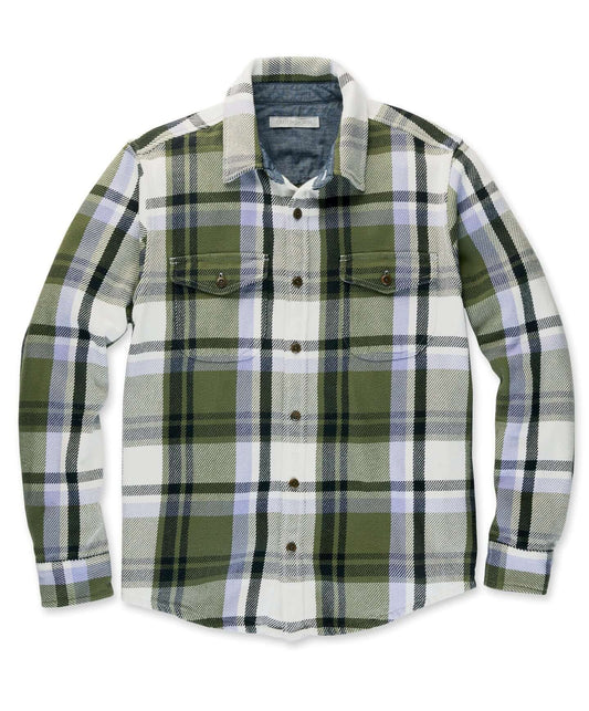 Outerknown - Blanket Shirt - Faded Olive Essex Plaid