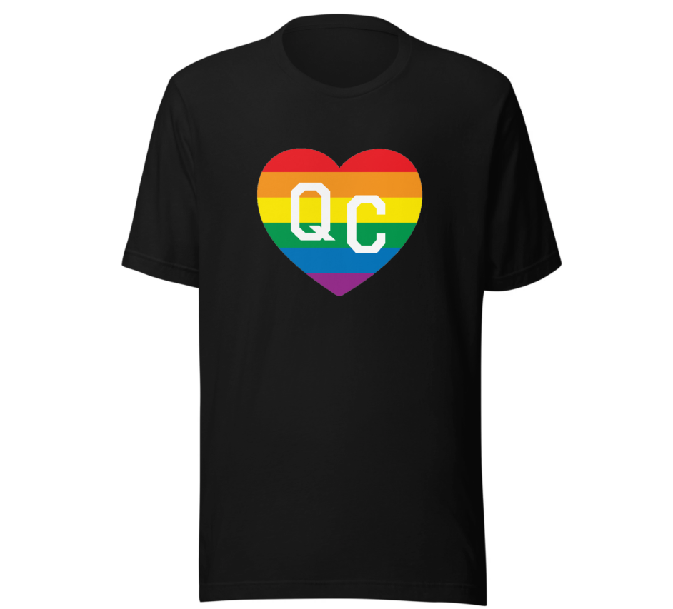 Rainbow QC Heart Shirt Pre-Order