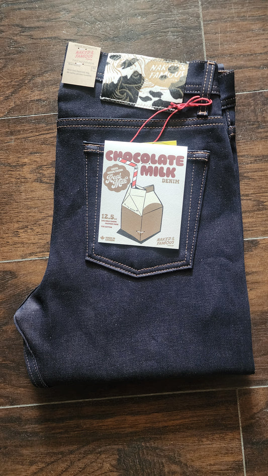 Chocolate Milk Selvedge - Weird Guy - Naked and Famous Denim