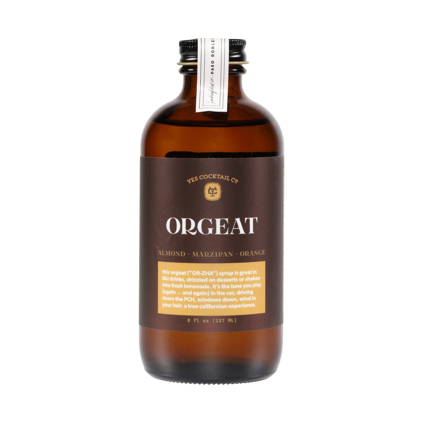 Orgeat Syrup: 8oz
