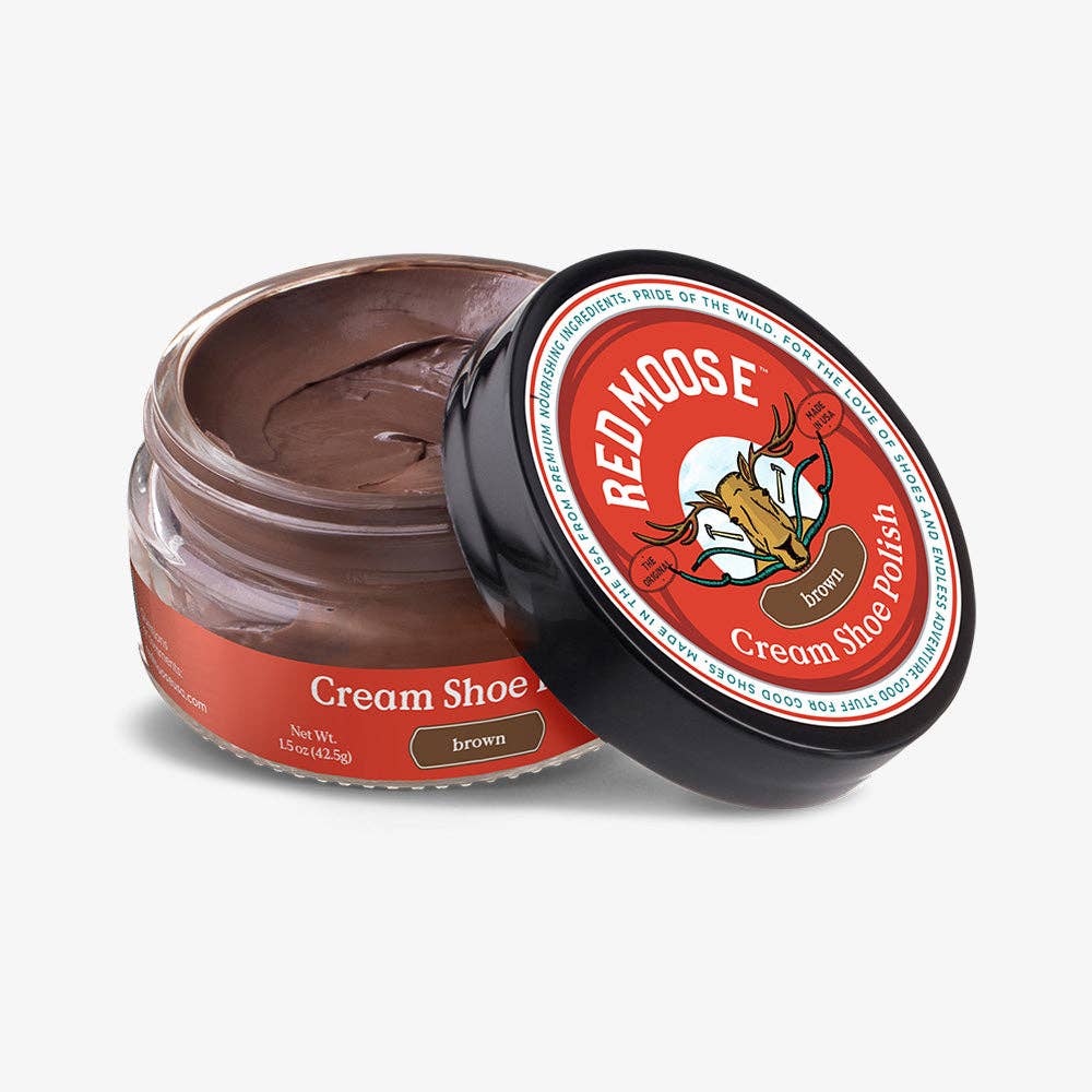 Cream Shoe Polish: Brown