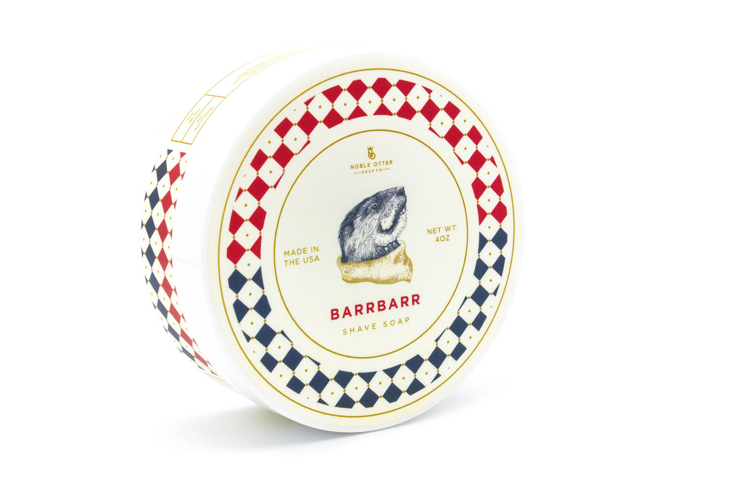 BarrBarr Shave Soap: 4oz Jar